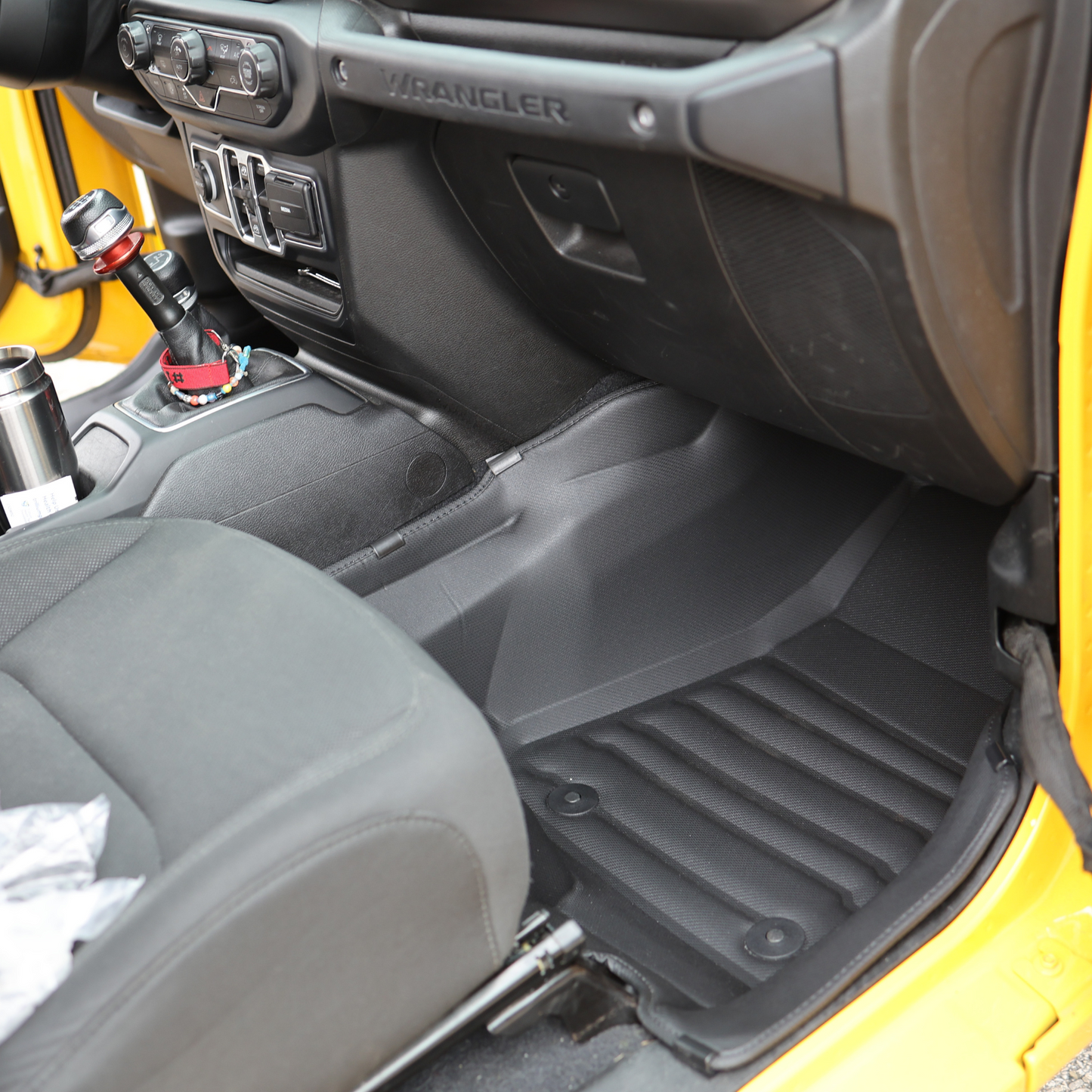 Tapis de sol pour Jeep Wrangler JL 4 portes 2018-2026 | Couvre les rangées 1 et 2