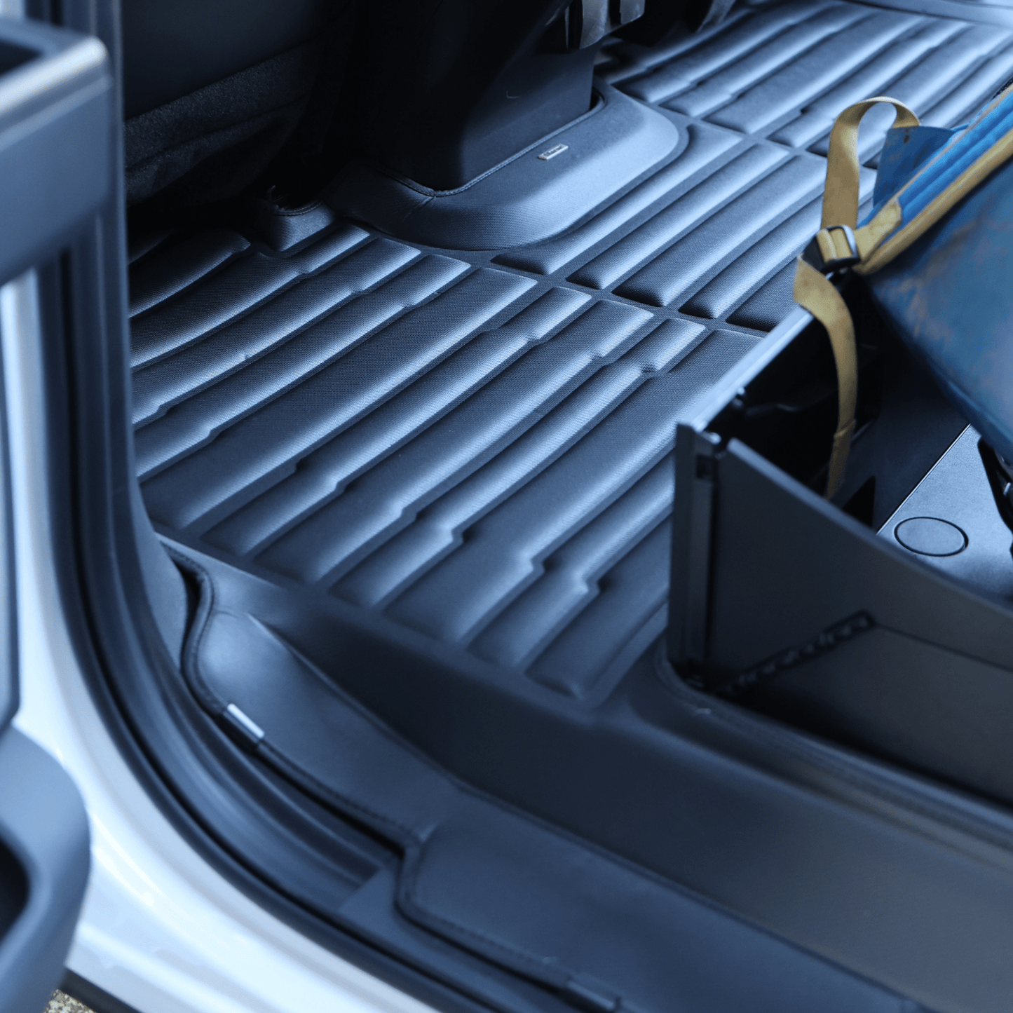 Ford F250 F350 F450 2017 - 2025 without storage box under rear seats - Mat up! Car Mats