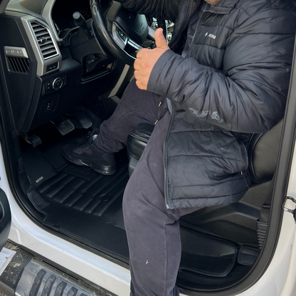 Mat Up! all-weather floor mats for Ford F150 Lightning without Rear Seat Storage 2022-2026