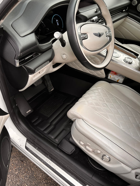 Tapis de sol Genesis GV80 (5 places) 2025-2026 | Couvre les rangées 1 et 2