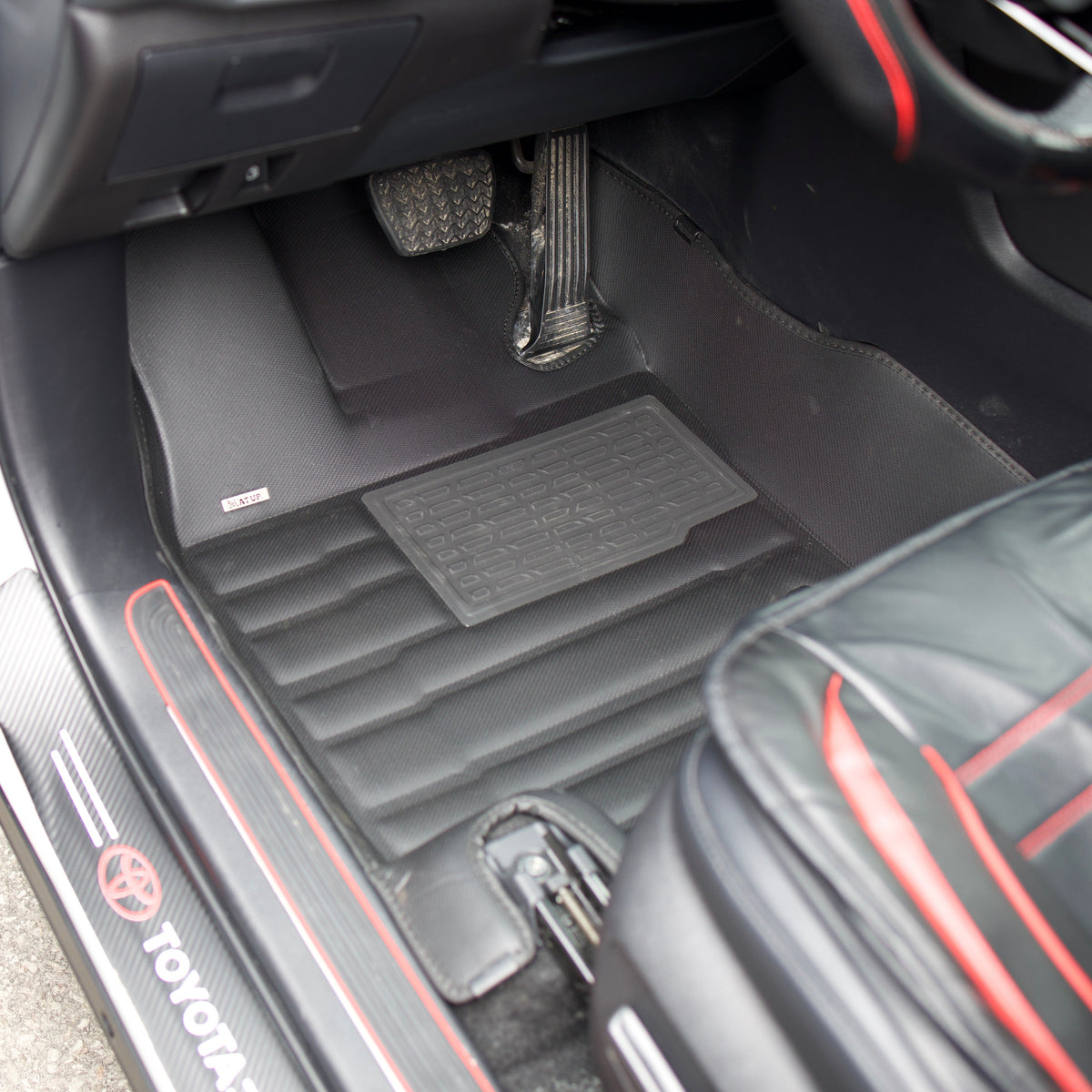 Toyota Venza 2021-2024 custom-fit floor mats by Mat Up! – rows 1 & 2