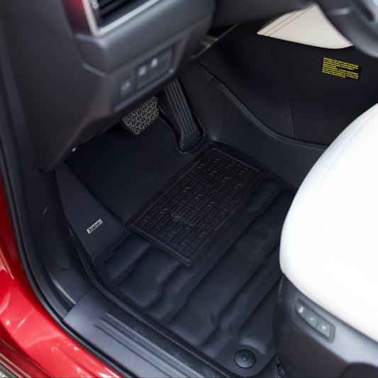 Mazda custom-fit all-weather floor mats by Mat Up!, installed