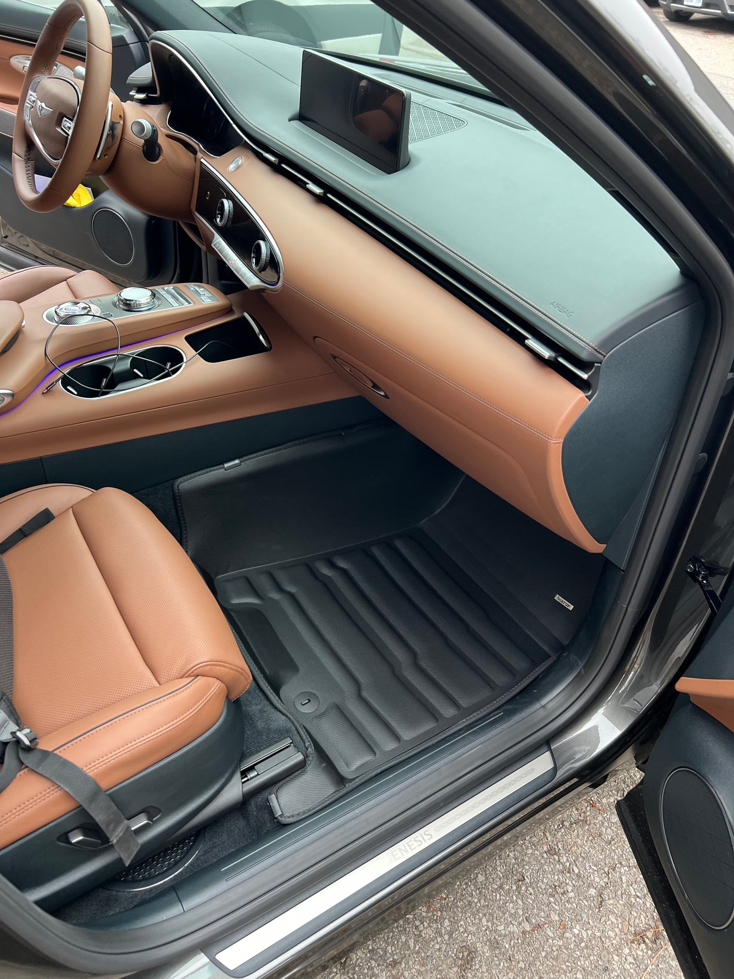 Genesis GV70 2025 custom-fit floor mats by Mat Up! – rows 1 & 2