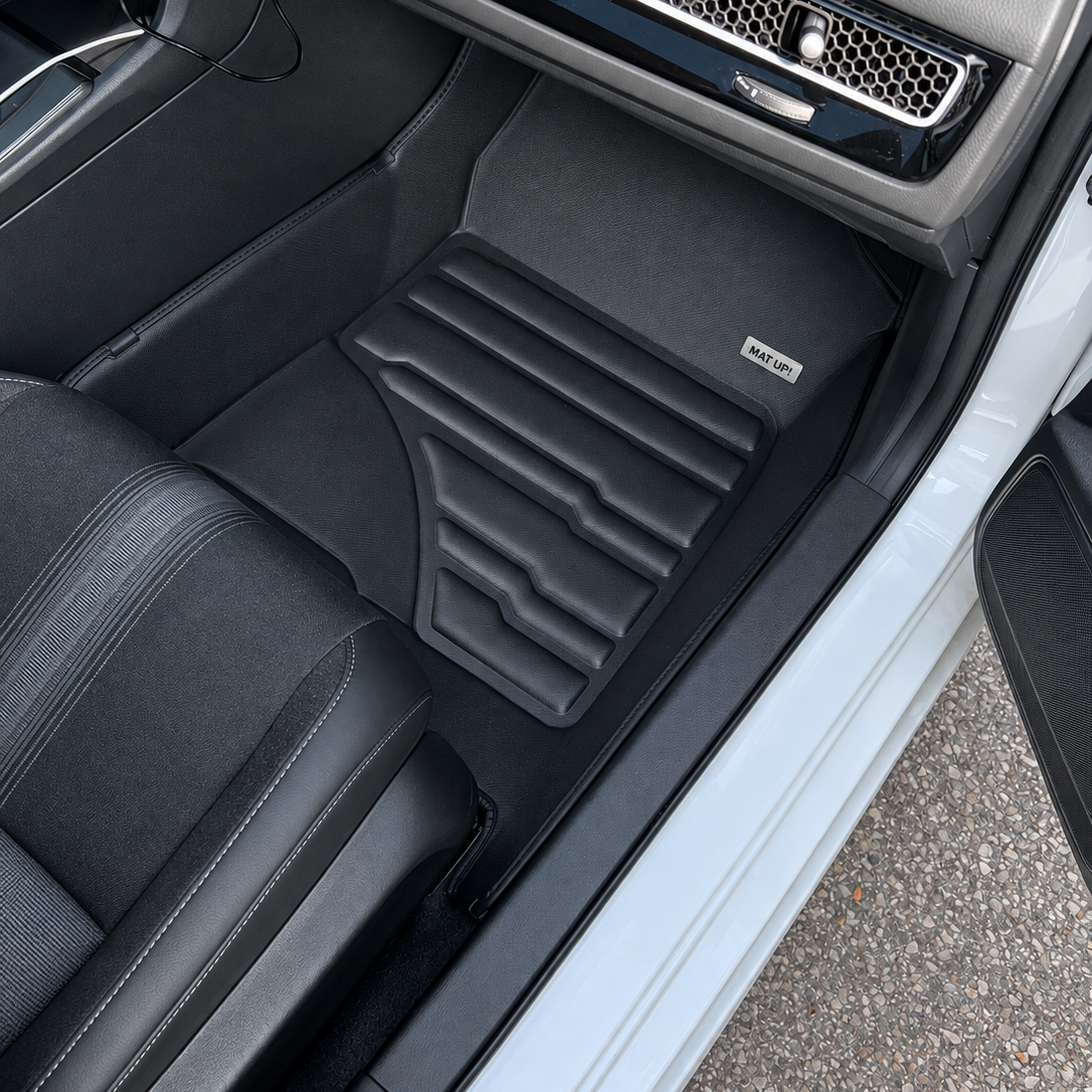 Honda Civic With Rear USB 2022-2027 custom-fit floor mats by Mat Up! – rows 1 & 2