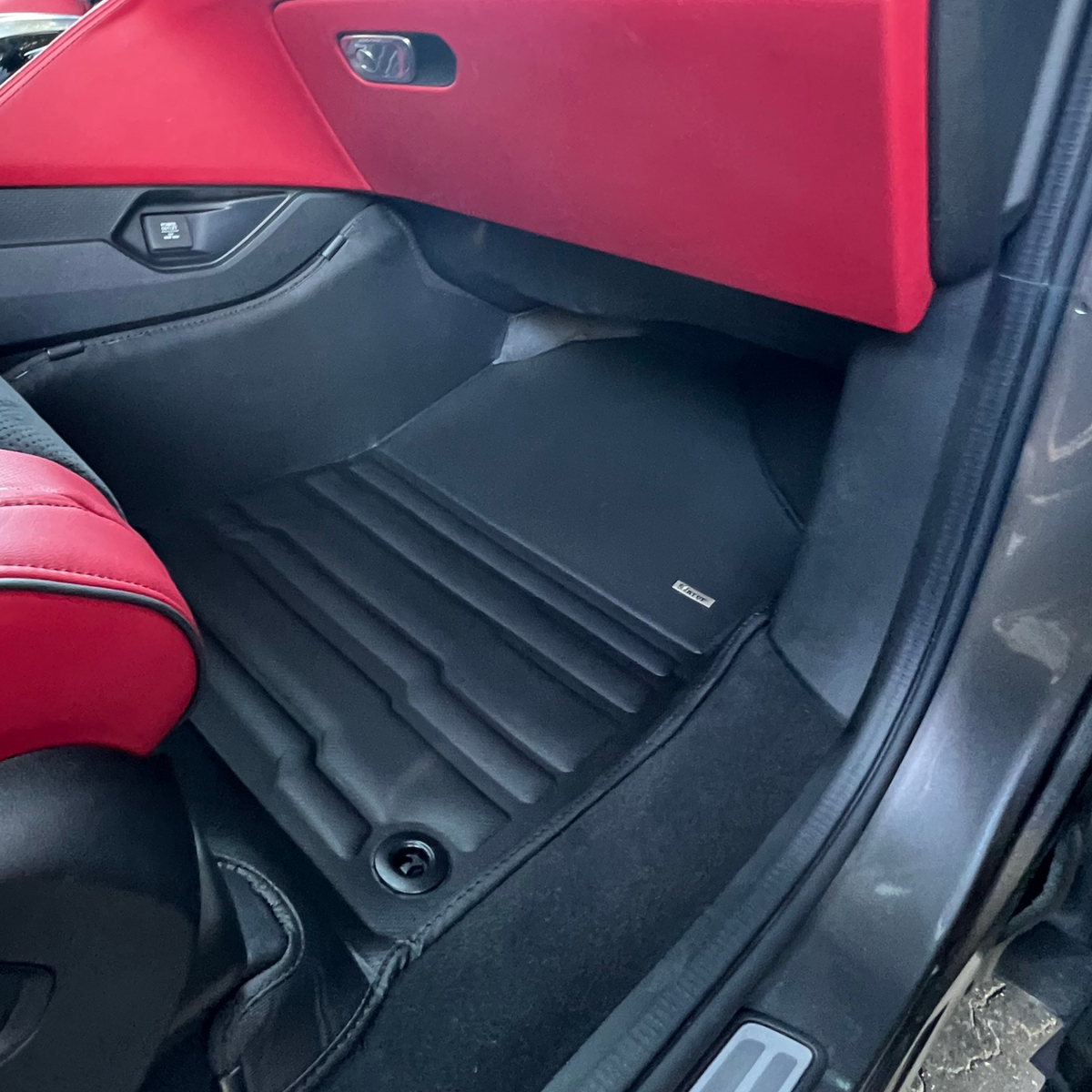 Acura custom-fit all-weather floor mats by Mat Up!, installed
