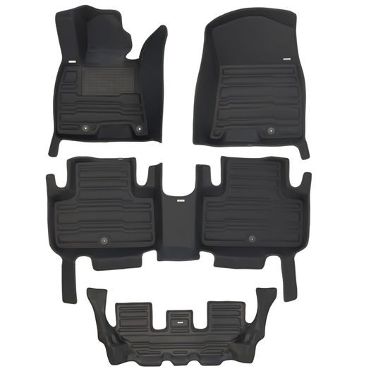 Genesis GV80 (7 Seat) Floor Mats 2021-2024 | Covers Row 1, 2 & 3