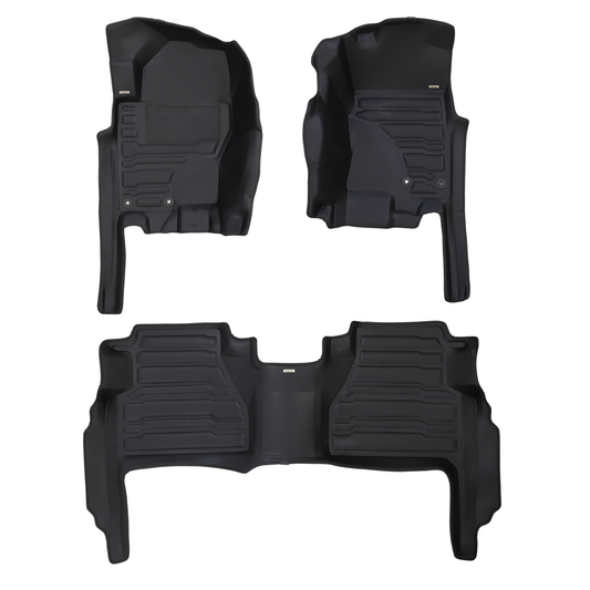 Tapis de sol Nissan Frontier Crew Cab 2022-2027 | Couvre les rangées 1 et 2