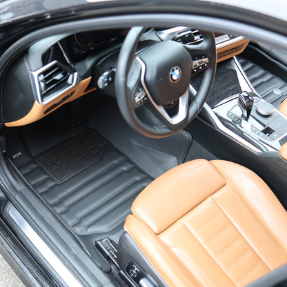 BMW custom-fit all-weather floor mats by Mat Up!, installed