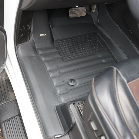 GMC custom-fit all-weather floor mats by Mat Up!, installed