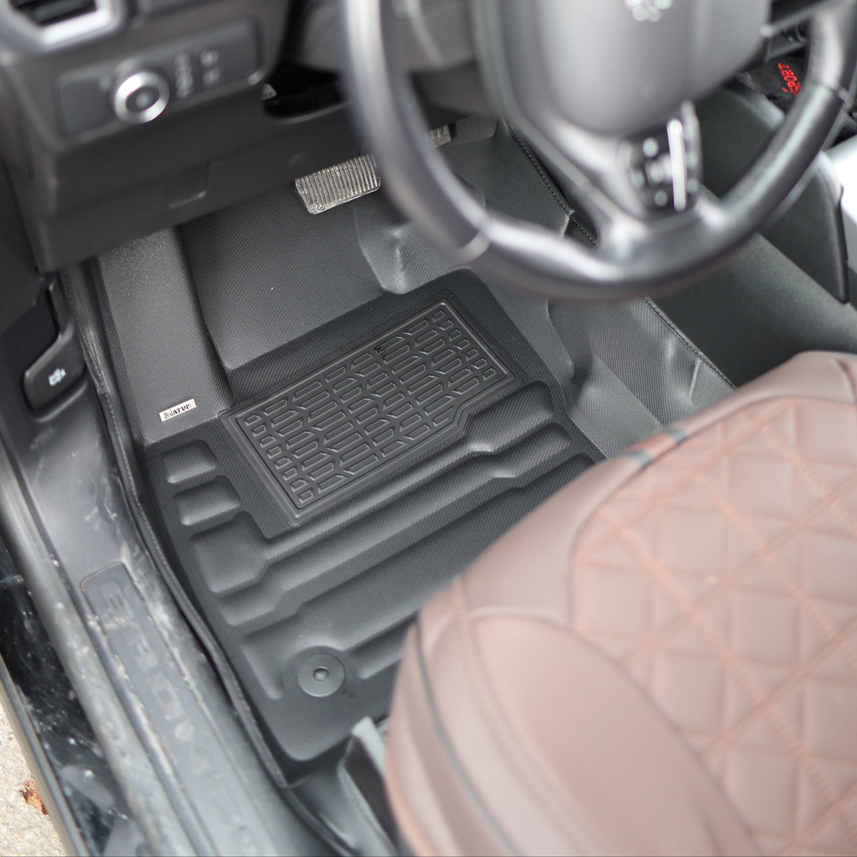Ford Bronco Sport 2021-2027 custom-fit floor mats by Mat Up! – rows 1 & 2