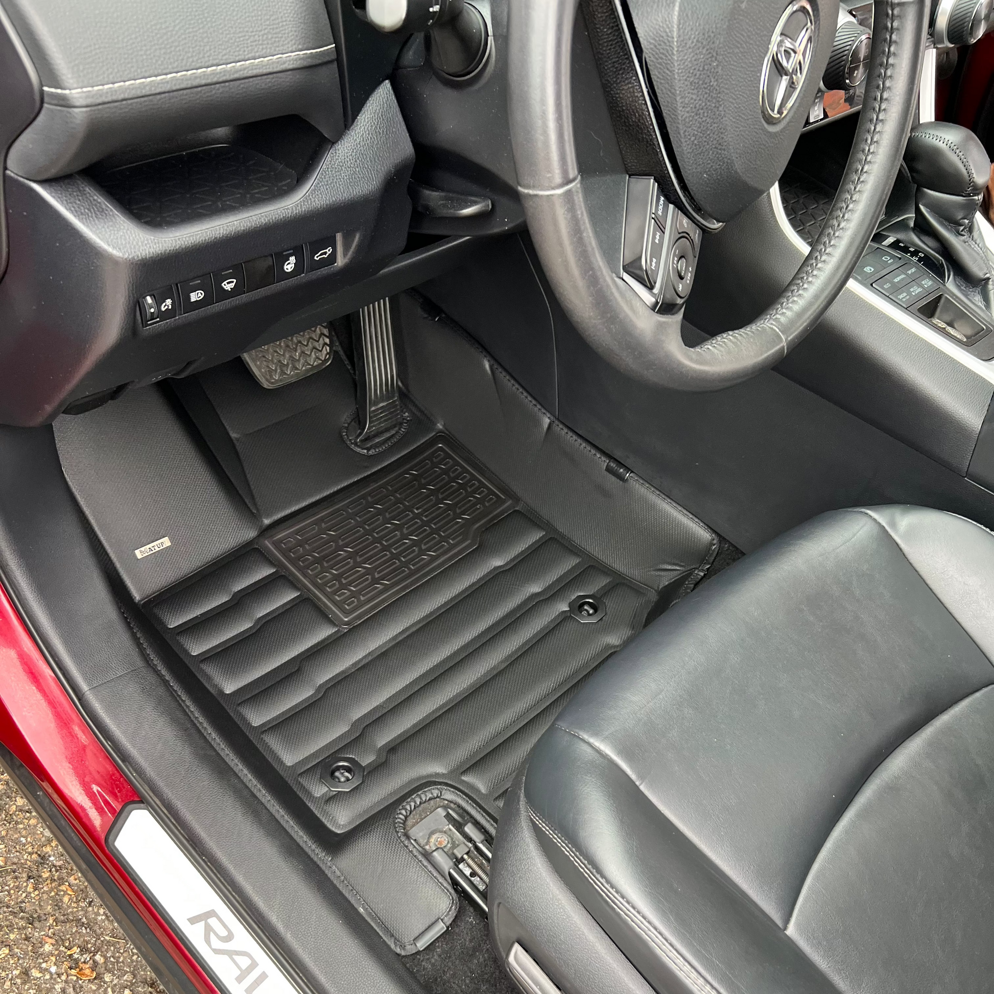 Toyota Sequoia 2023-2027 custom-fit floor mats by Mat Up! – rows 1 & 2