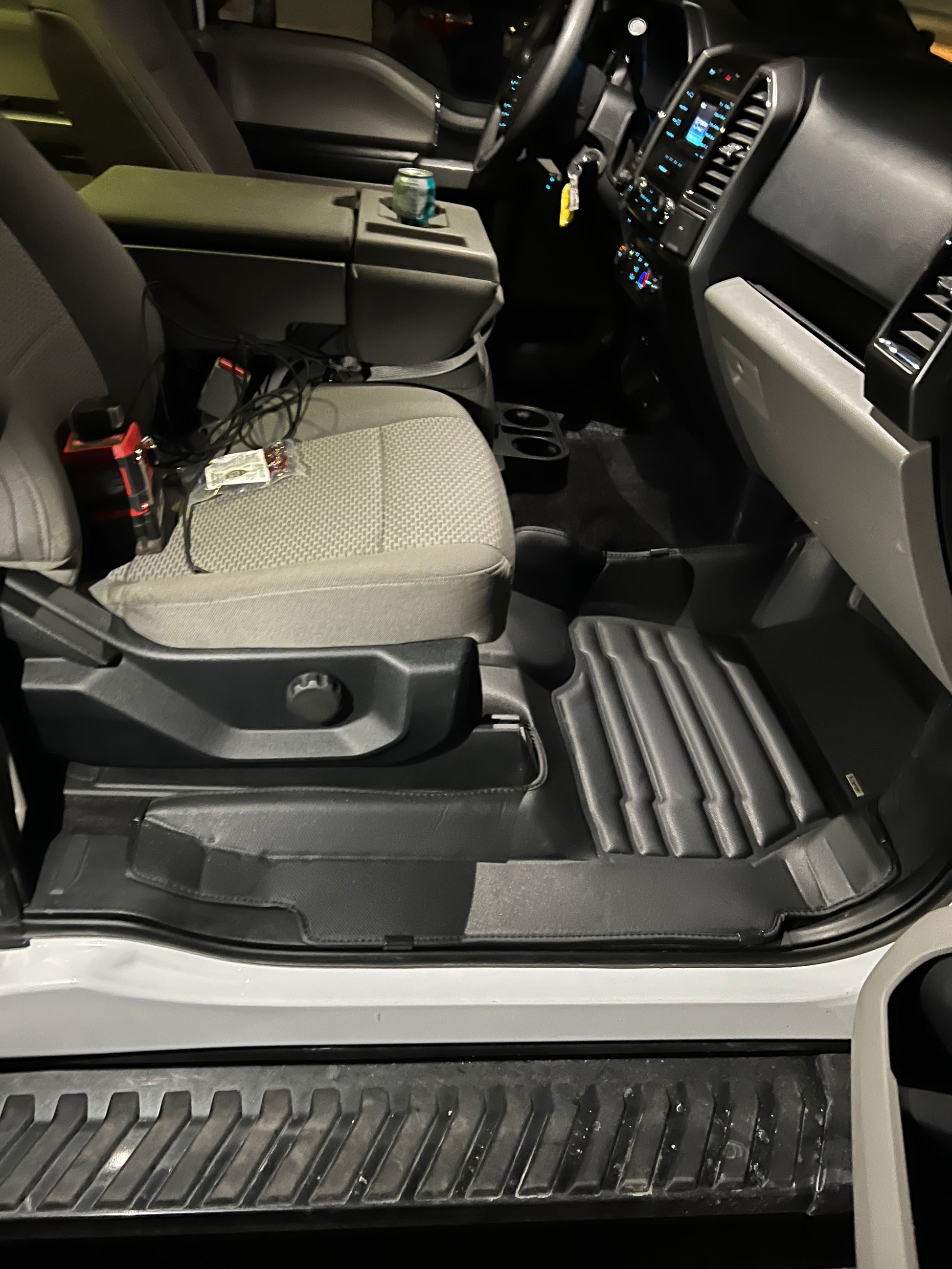 Mat Up! all-weather floor mats for Ford F150 Front Bench Seat 2015-2026