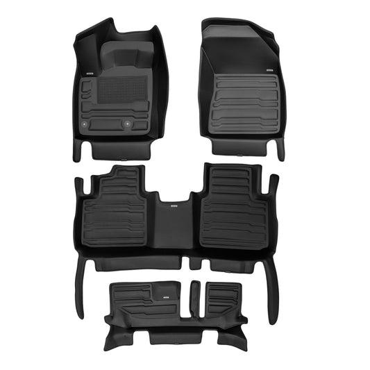 Tapis de sol pour Mitsubishi Outlander PHEV 2023-2027 | Couvre les rangées 1, 2 et 3