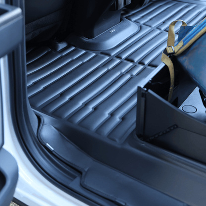 Ford F250 F350 F450 2017 - 2025 without storage box under rear seats - Mat up! Car Mats