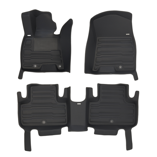 Genesis GV80 (5 Seat) Floor Mats 2021-2024 | Covers Row 1 & 2