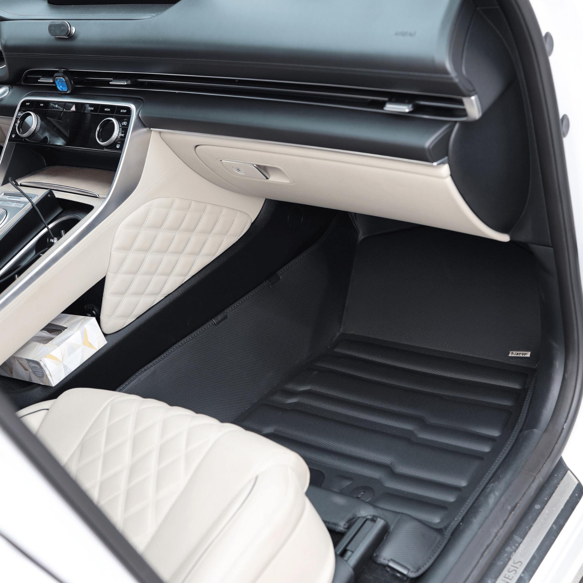 Mat Up! For Genesis GV80 (7 Seat) 2025 - 2026 Covers Row 1, 2 & 3 - Mat up! Car Mats