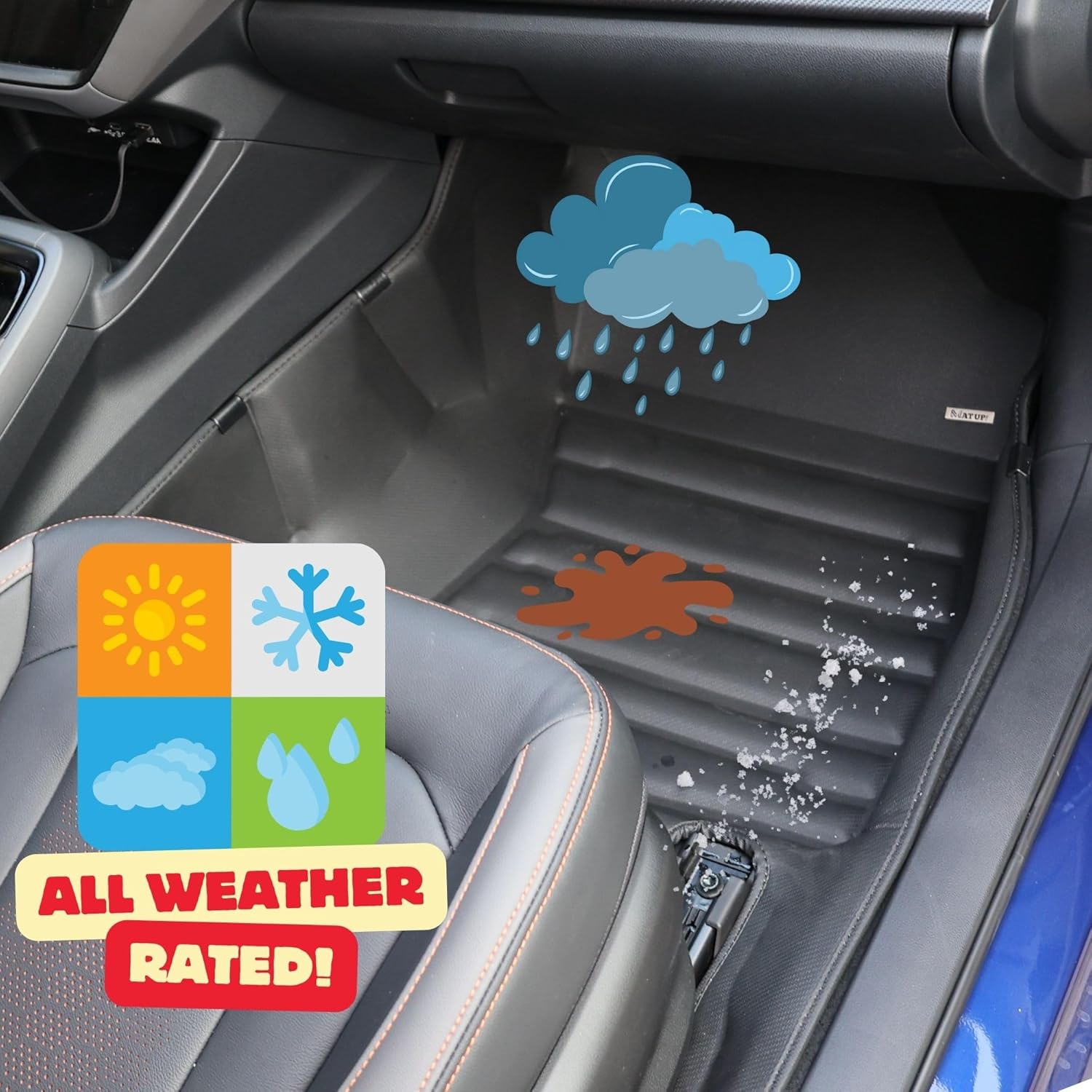 Mat Up! For Honda Civic Hybrid 2025 - 2025 Sedan and Hatchback - Mat up! Car Mats