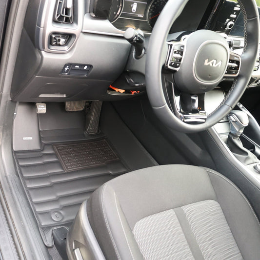 Mat Up! For Kia Sorento (7 seater) (GAS) (Non - Hybrid) 2021 - 2025 Covers Row 1,2 and 3 - Mat up! Car Mats