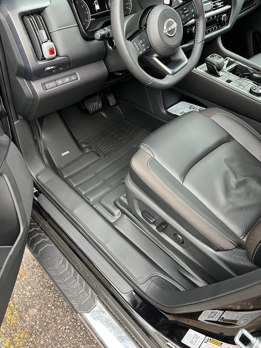 Mat Up! For Nissan Pathfinder (8 - seater) 2022 - 2025 Covers Row 1, 2 & 3 - Mat up! Car Mats