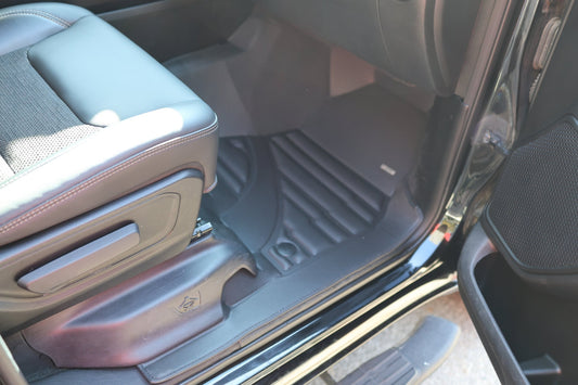 Mat Up! For RAM RAM 1500 Quad Cab (New Body) 2019 - 2025 Covers Row 1 & 2 - Mat up! Car Mats