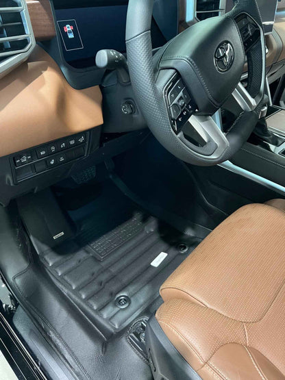 Toyota Tundra (DoubleCab) Floor Mats 2022-2026 | Covers Row 1 & 2